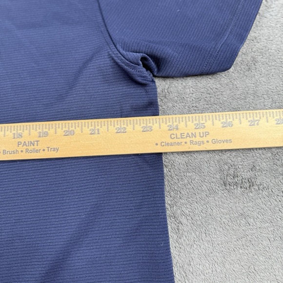 Under Armour Golf Shirt Mens XL Blue HeatGear Performance Polo - Picture 8 of 8